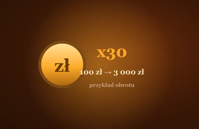 Moneta i przykład obrotu x30 – promocje Jet Casino